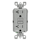 Leviton WT899-GY Gray SmartlockPro® Slim Ground Fault Circuit Interrupter